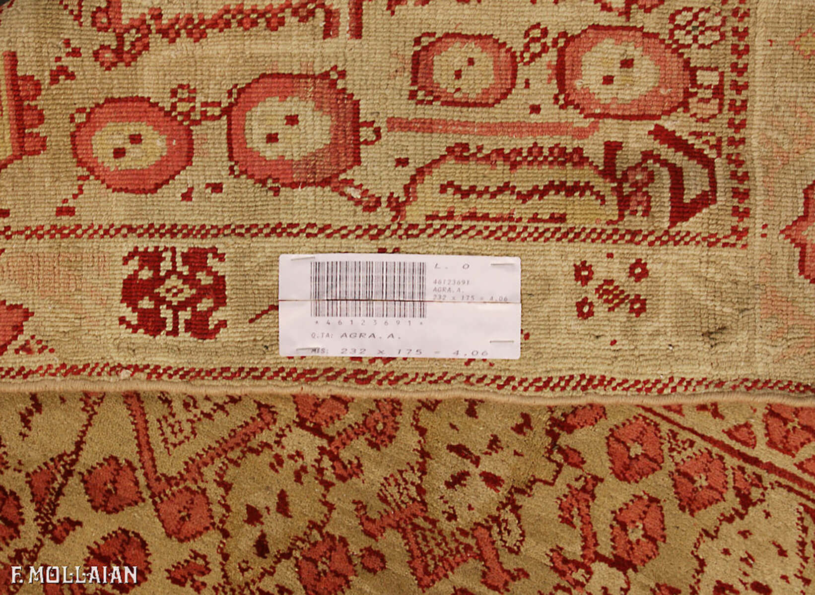 Tapis Indien Antique Agra n°:46123691