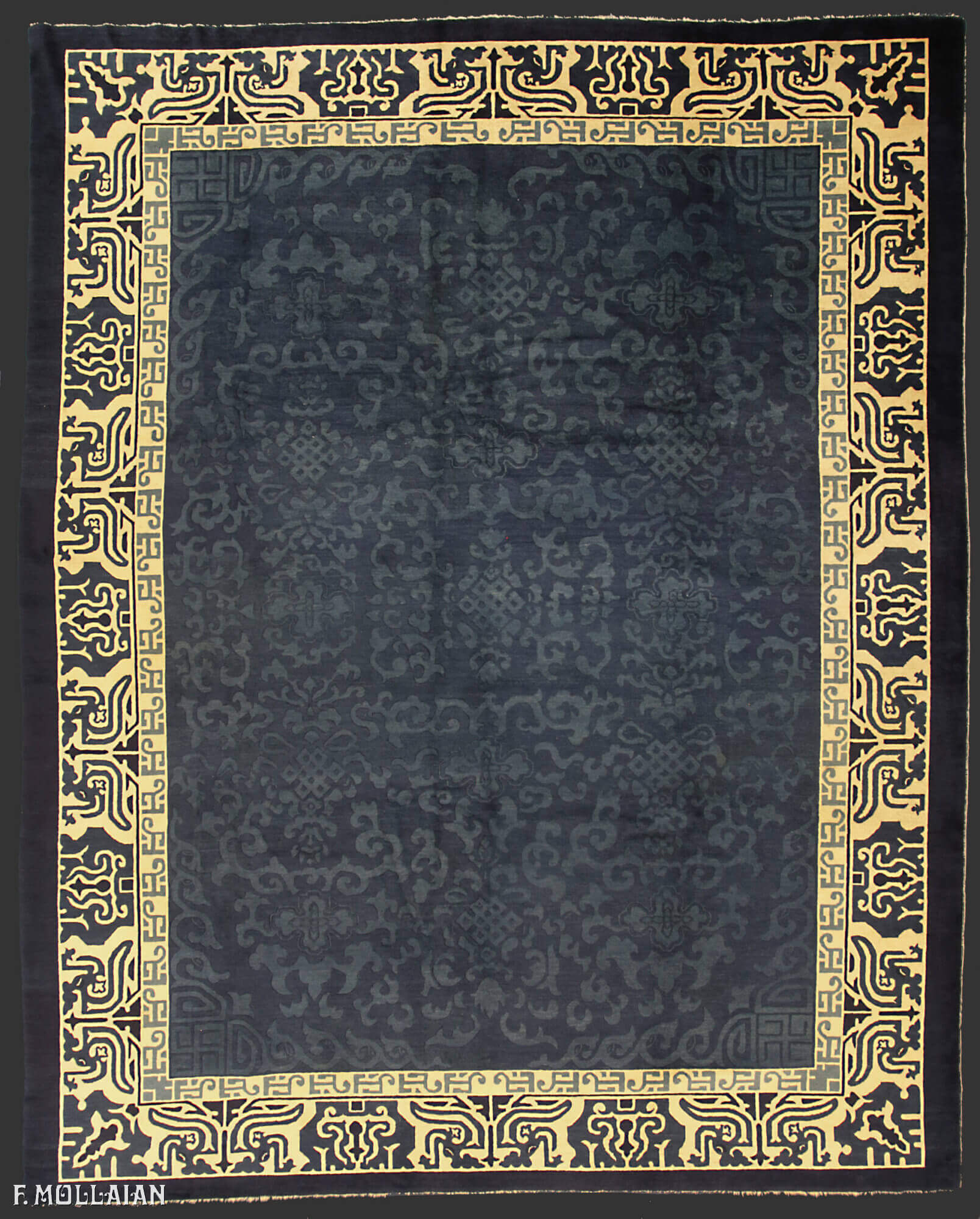 Tapis Chinois Antique Peking n°:46389144