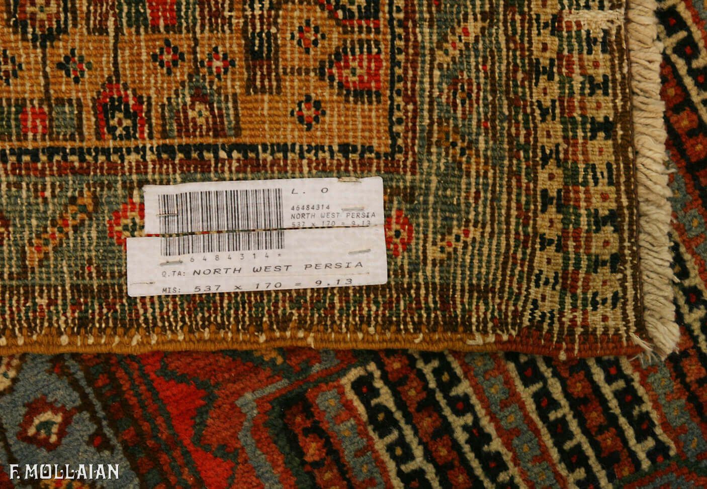Tappeto Kalleh Persiano Antico North West Persia n°:464843140