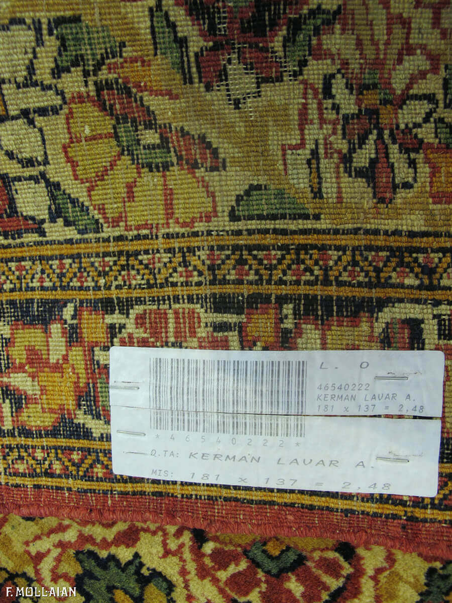 Antique Persian Kerman Ravar Rug n°:46540222