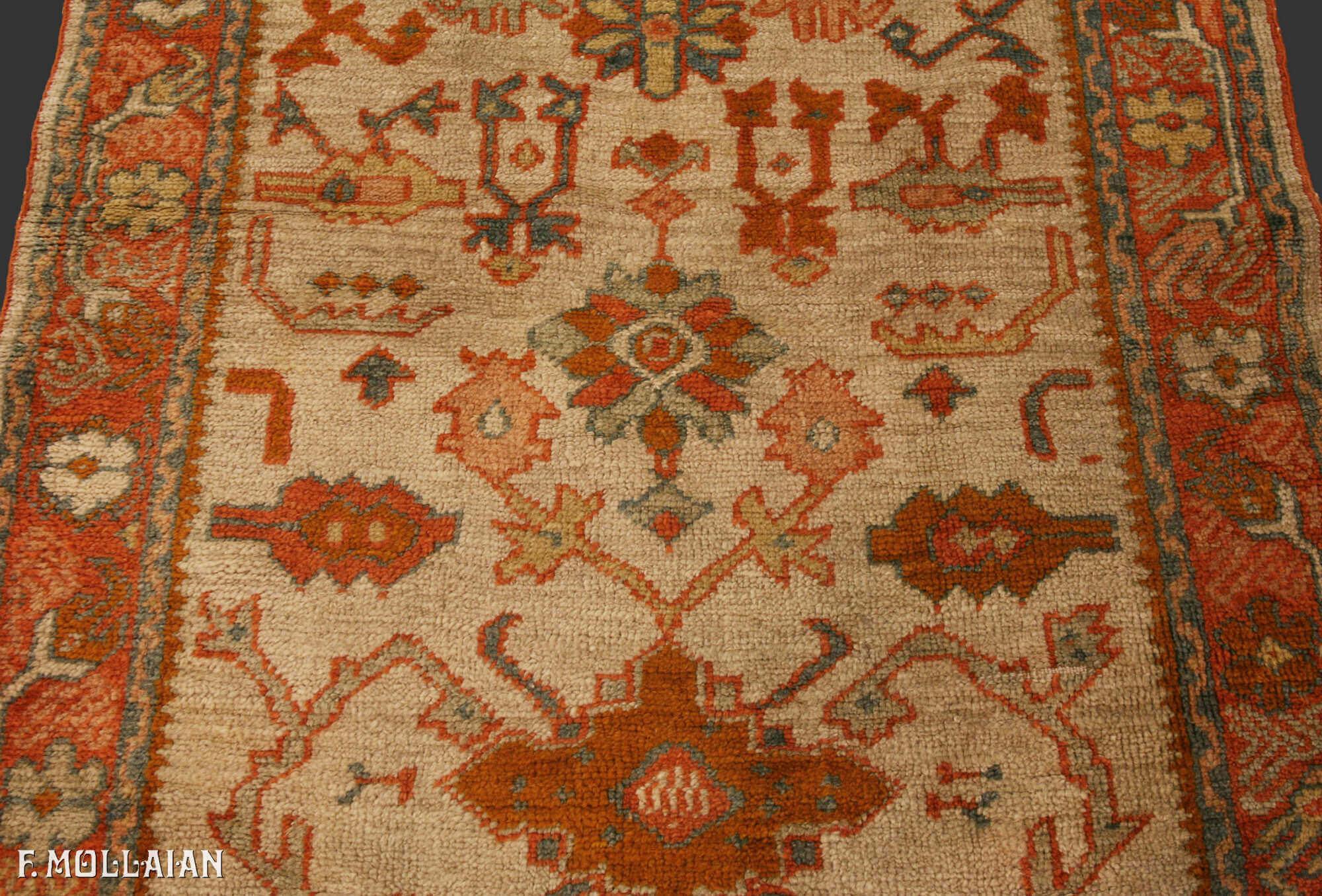 Tapis Turc Antique Ushak (Oushak) n°:47104231