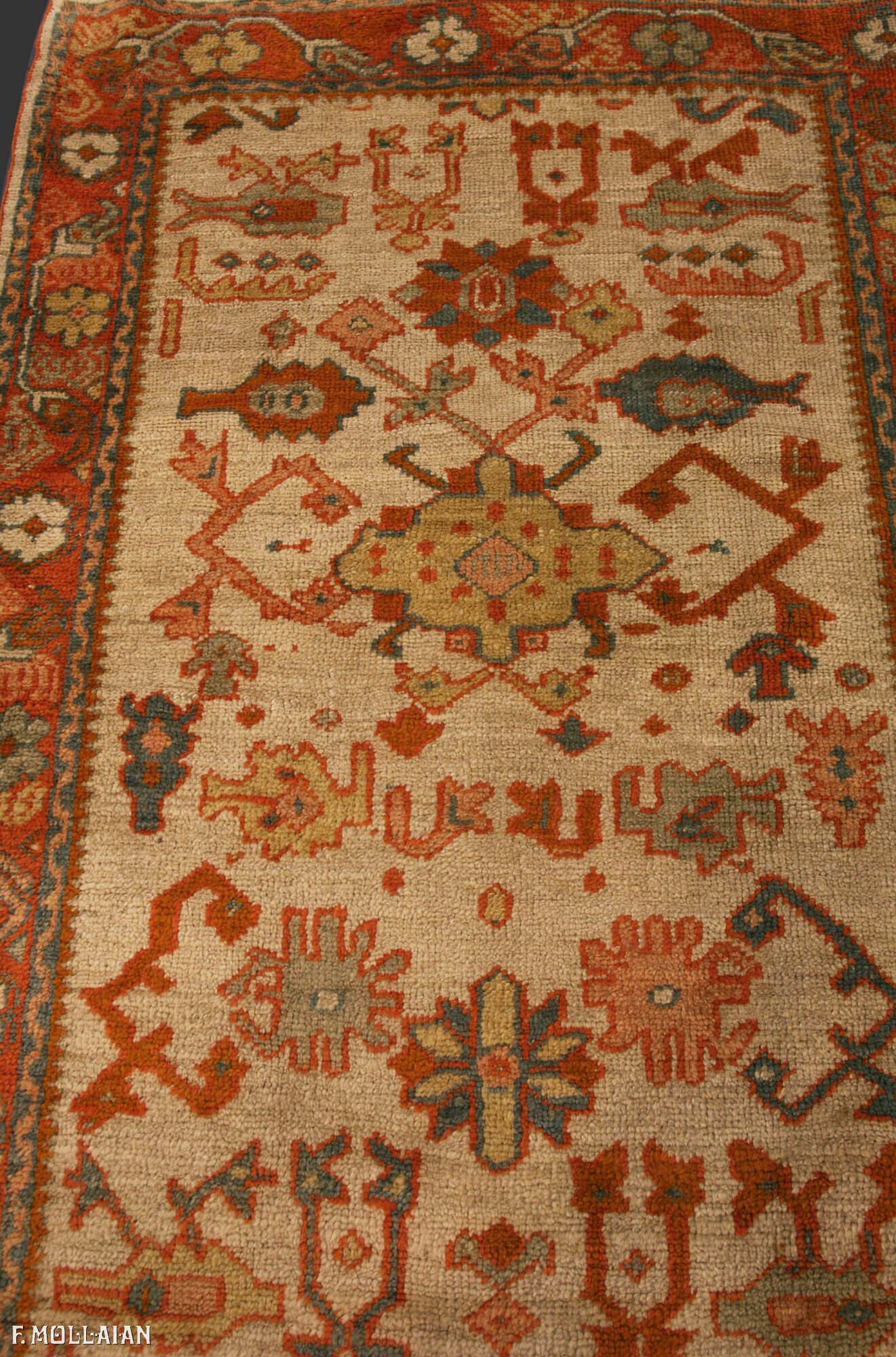 Tapis Turc Antique Ushak (Oushak) n°:47104231