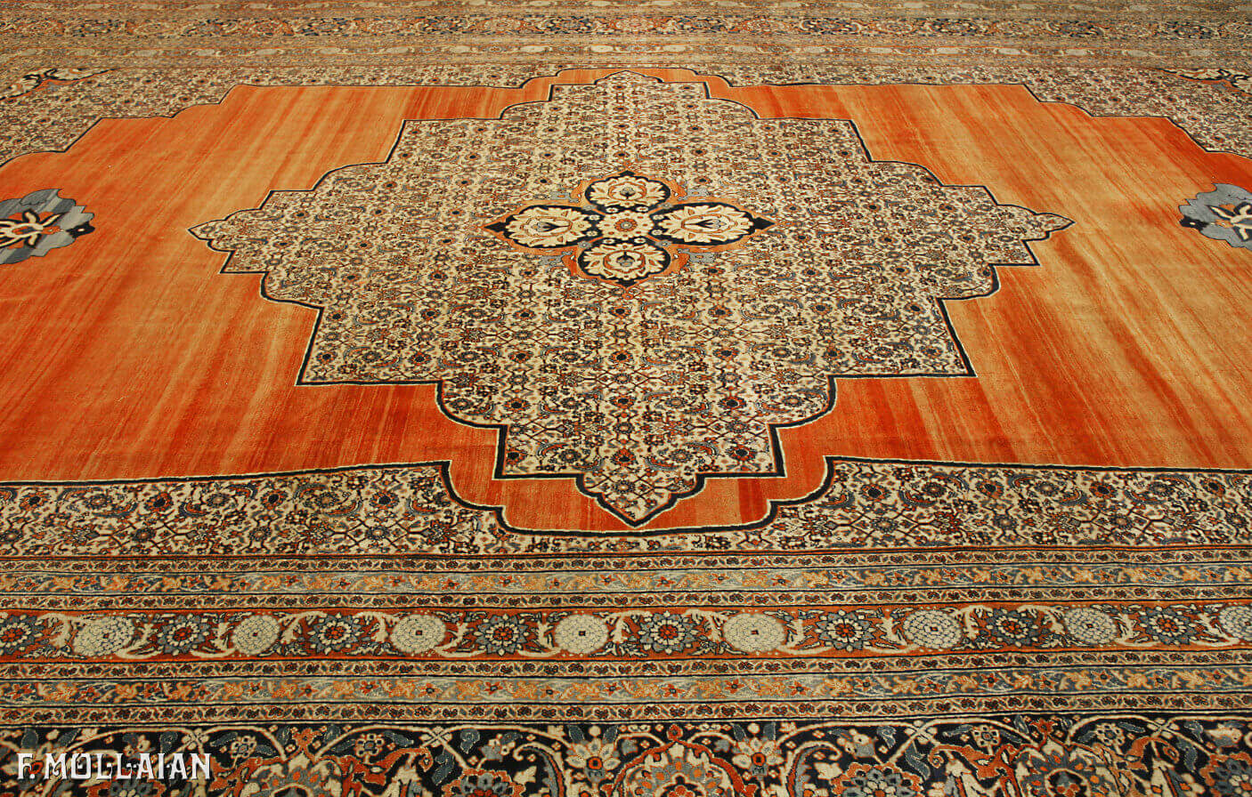 Alfombra Persa Antigua Tabriz Hadji djalili n°:49466683