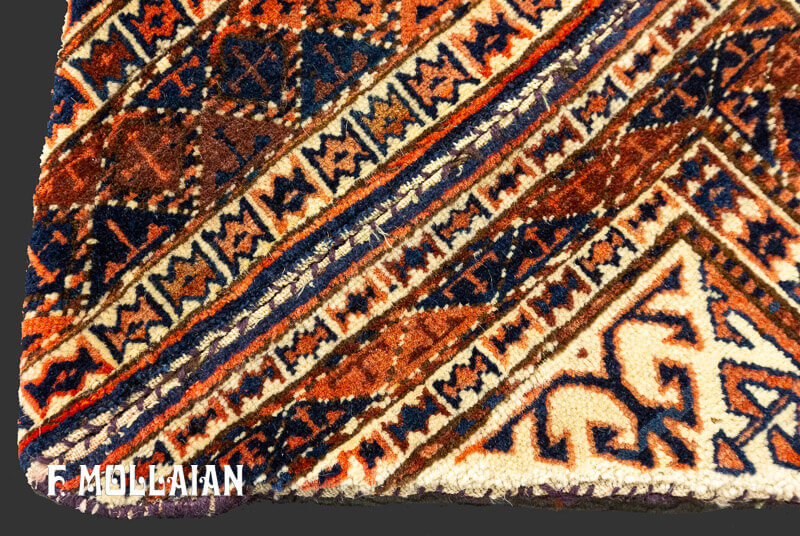 Antique Turkmen Torba Rug n°:52988579