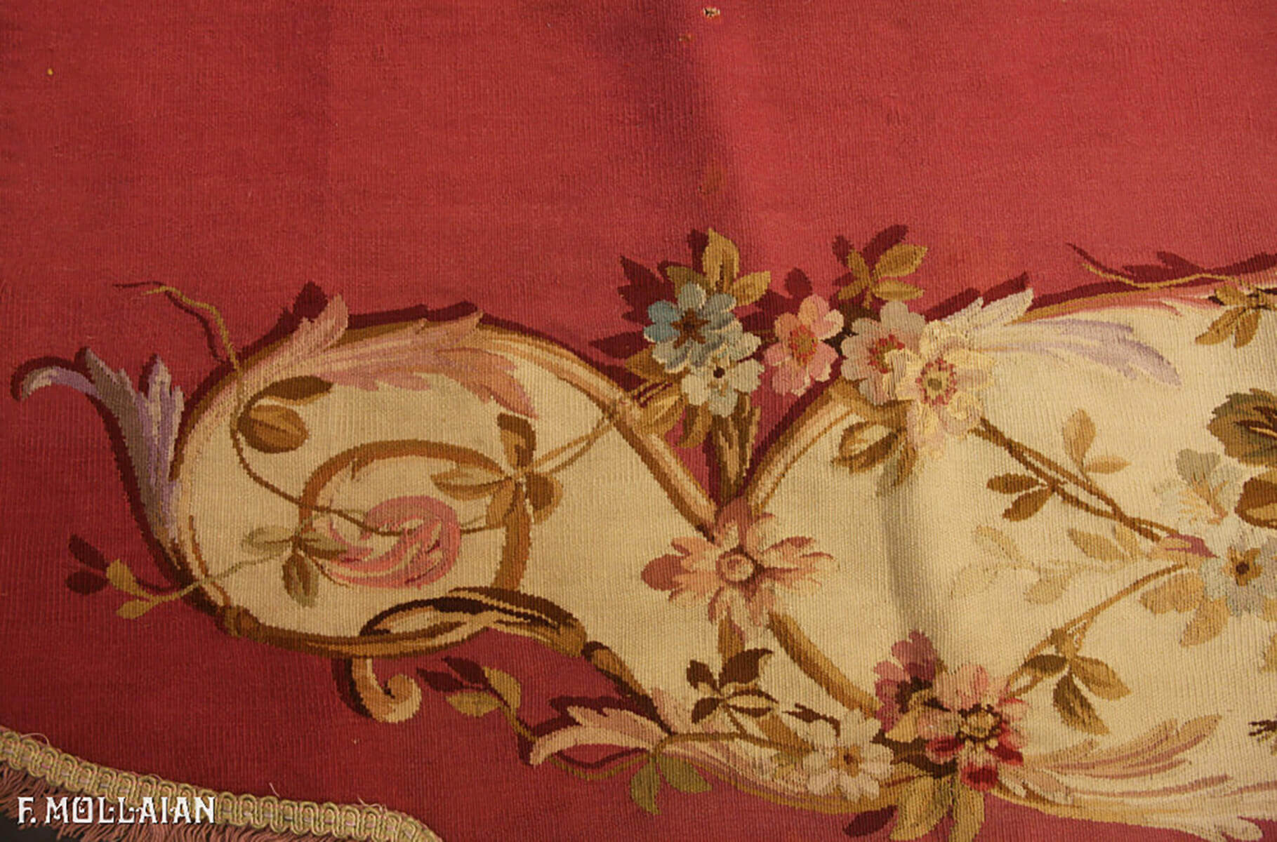 A Pair of Antique Tapestry/Aubusson Curtain n°:54466627