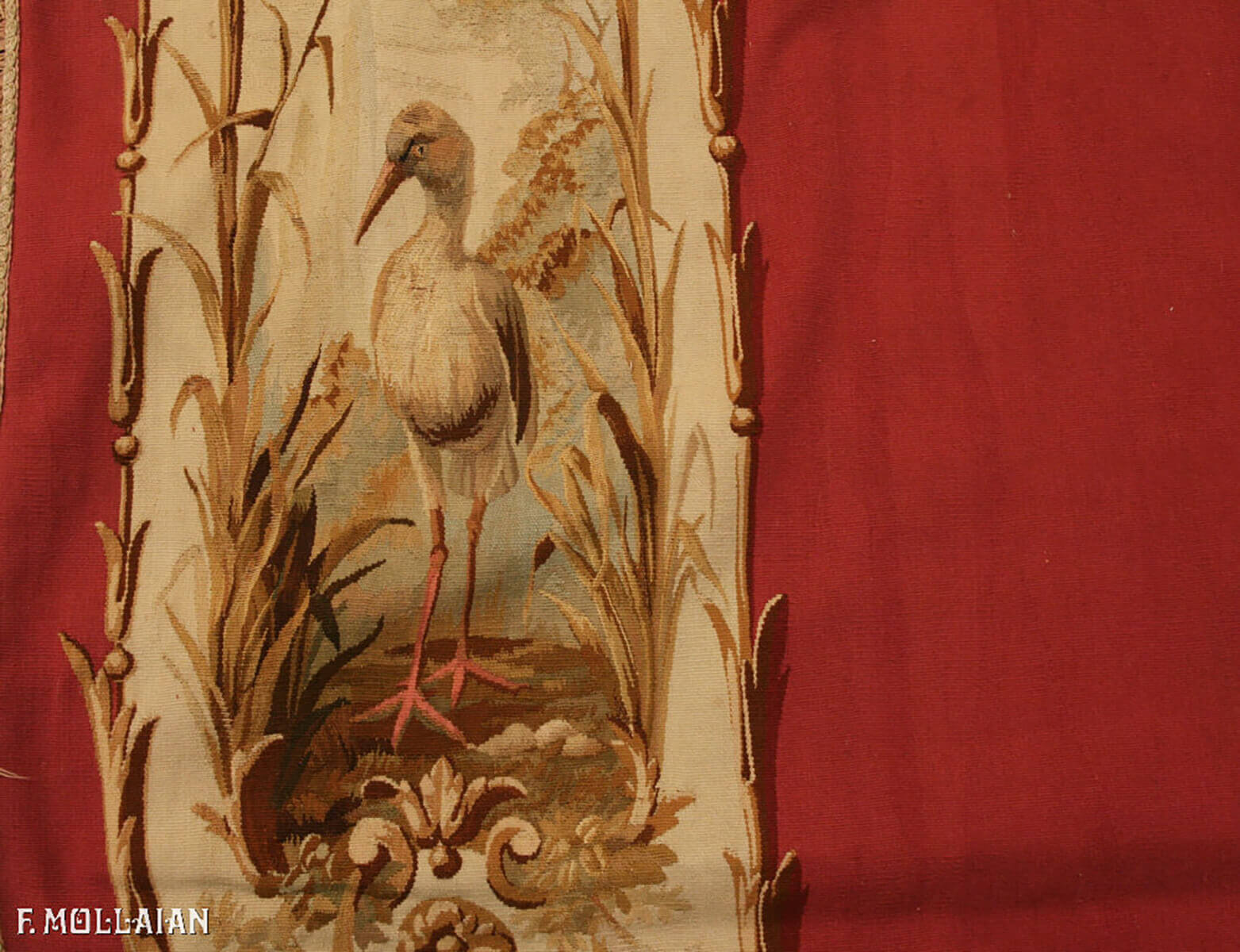 A Pair of Antique Tapestry/Aubusson Curtain n°:54466627