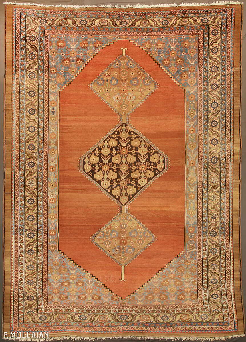 Antique Persian Bakshaish Carpet n°:55863081