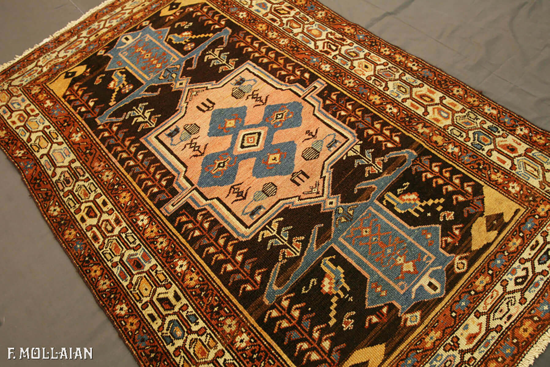Alfombra Persa Antigua Malayer n°:58948078