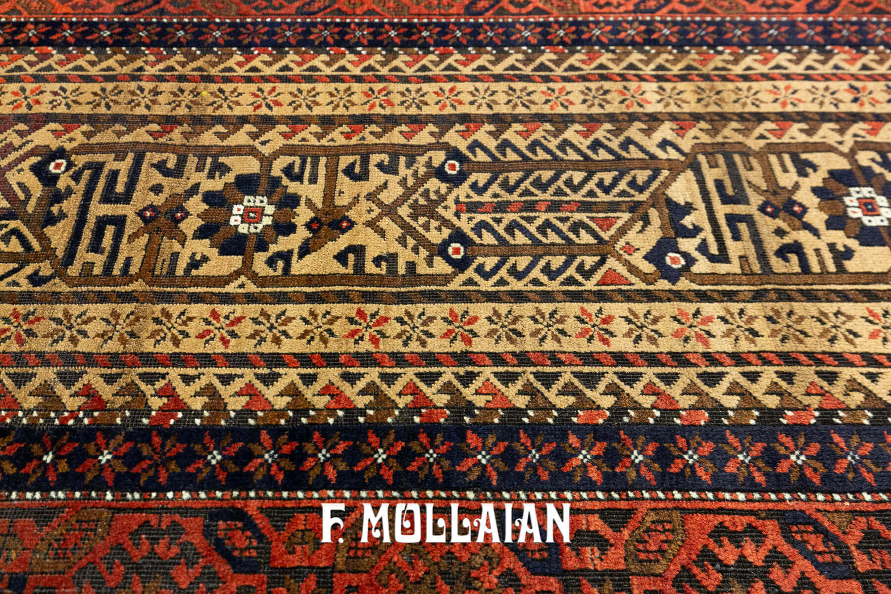 Antique Persian Baluch Hand-Knotted Rug n°:62034635