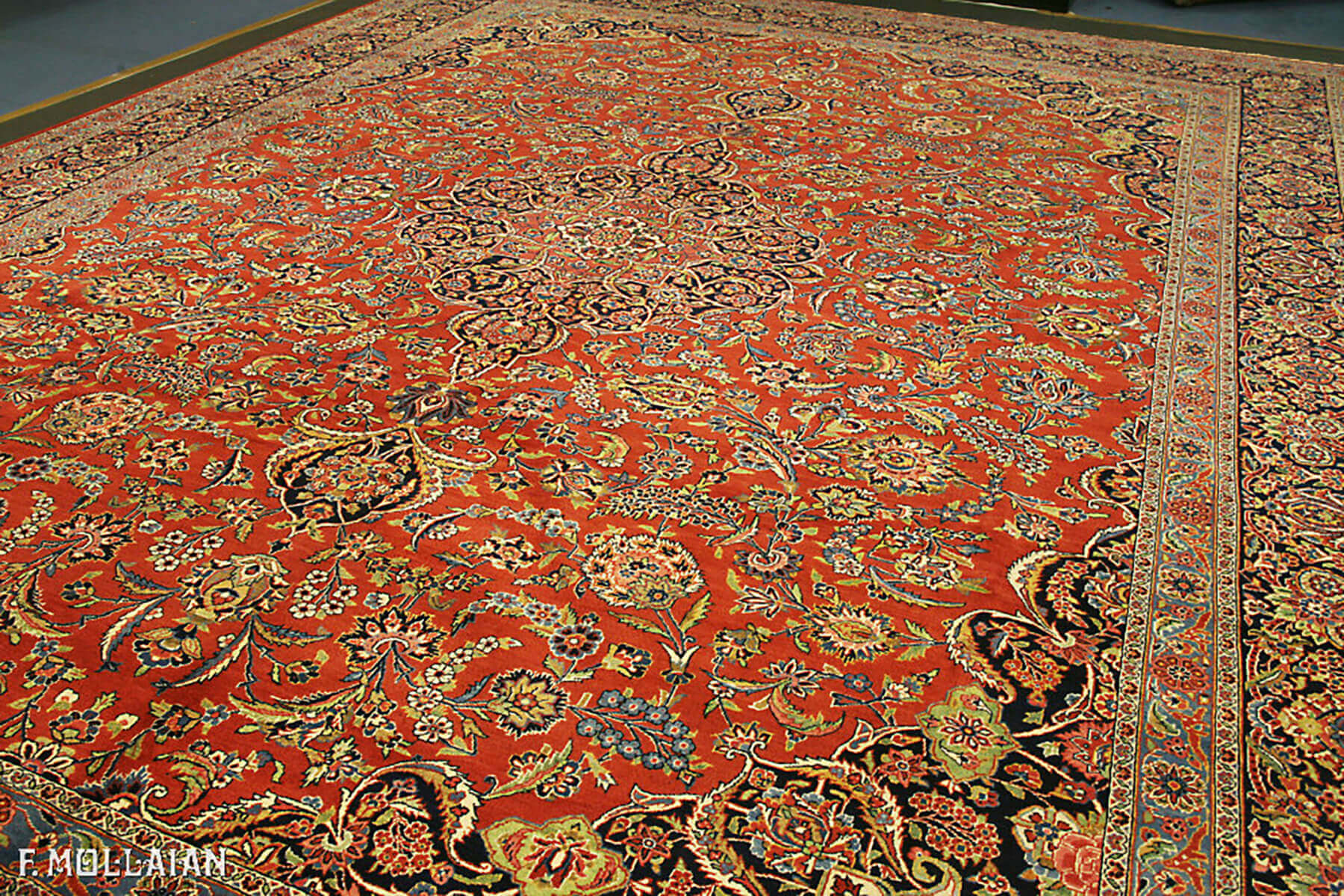 Persian Kashan Dabir Carpet n°:62517068