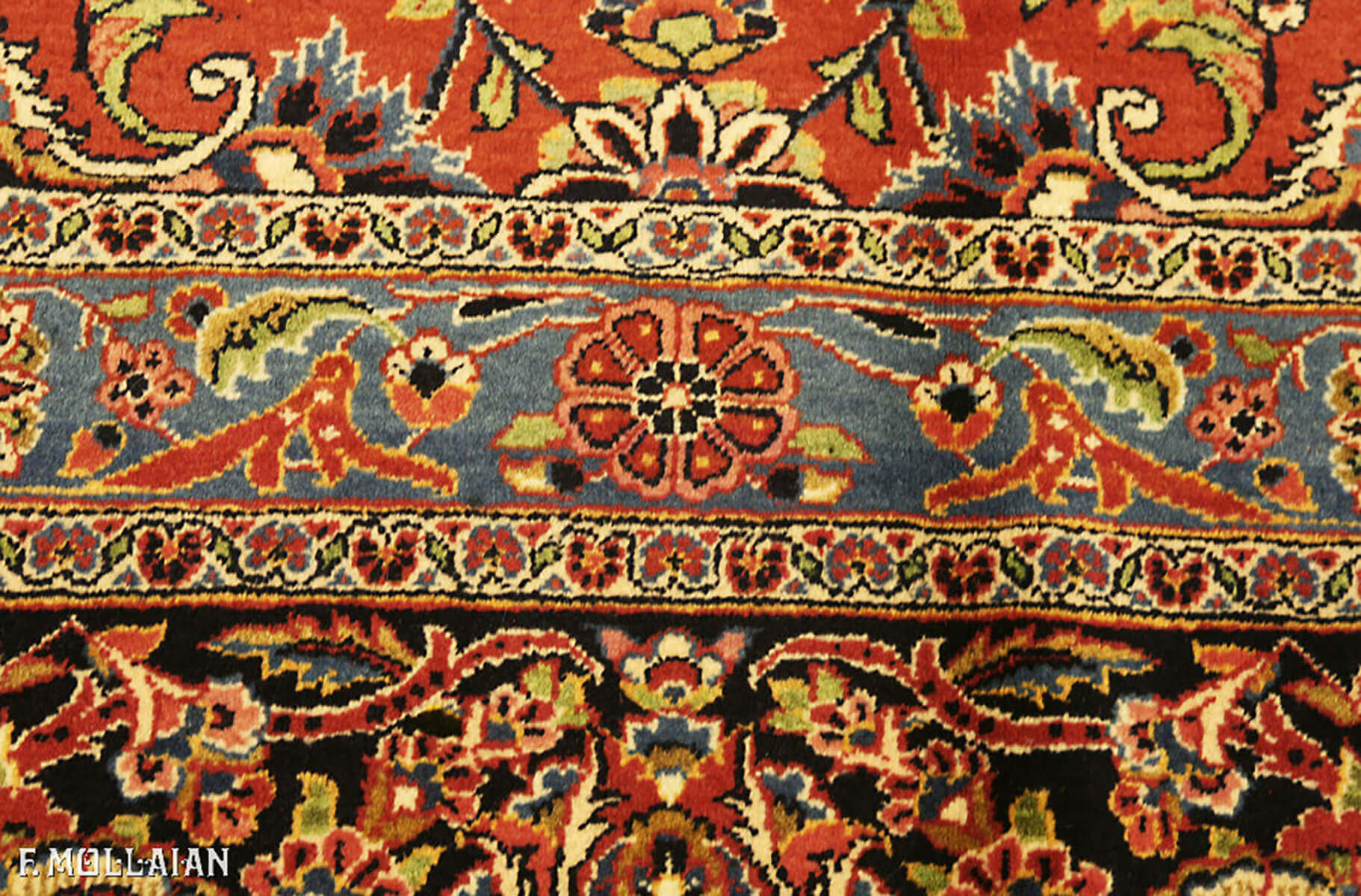 Persian Kashan Dabir Carpet n°:62517068