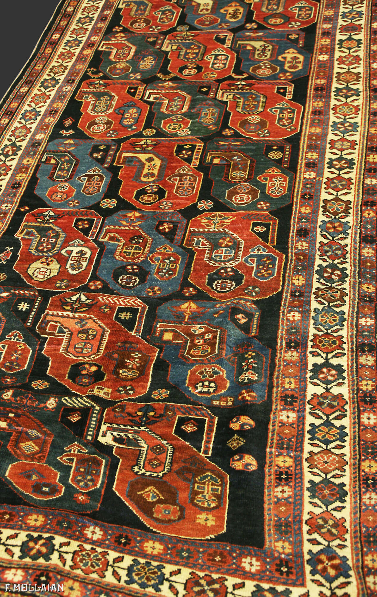Tapis Persan Antique Khamse n°:66329050