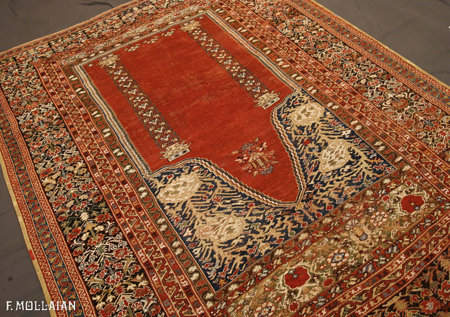 Alfombra Turca Antigua Ghiordes n°:66589262