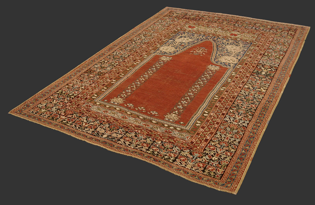 Alfombra Turca Antigua Ghiordes n°:66589262
