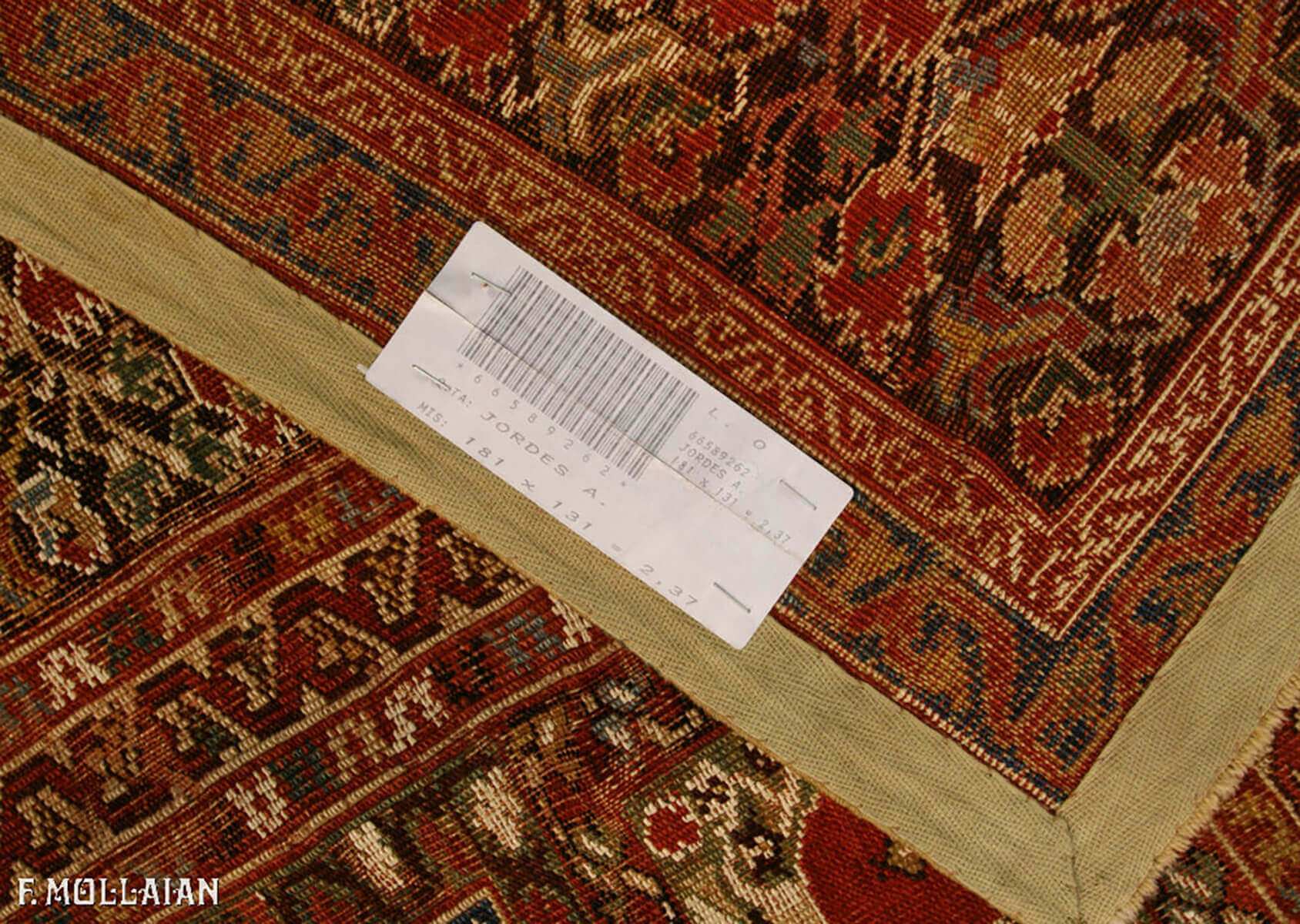 Alfombra Turca Antigua Ghiordes n°:66589262
