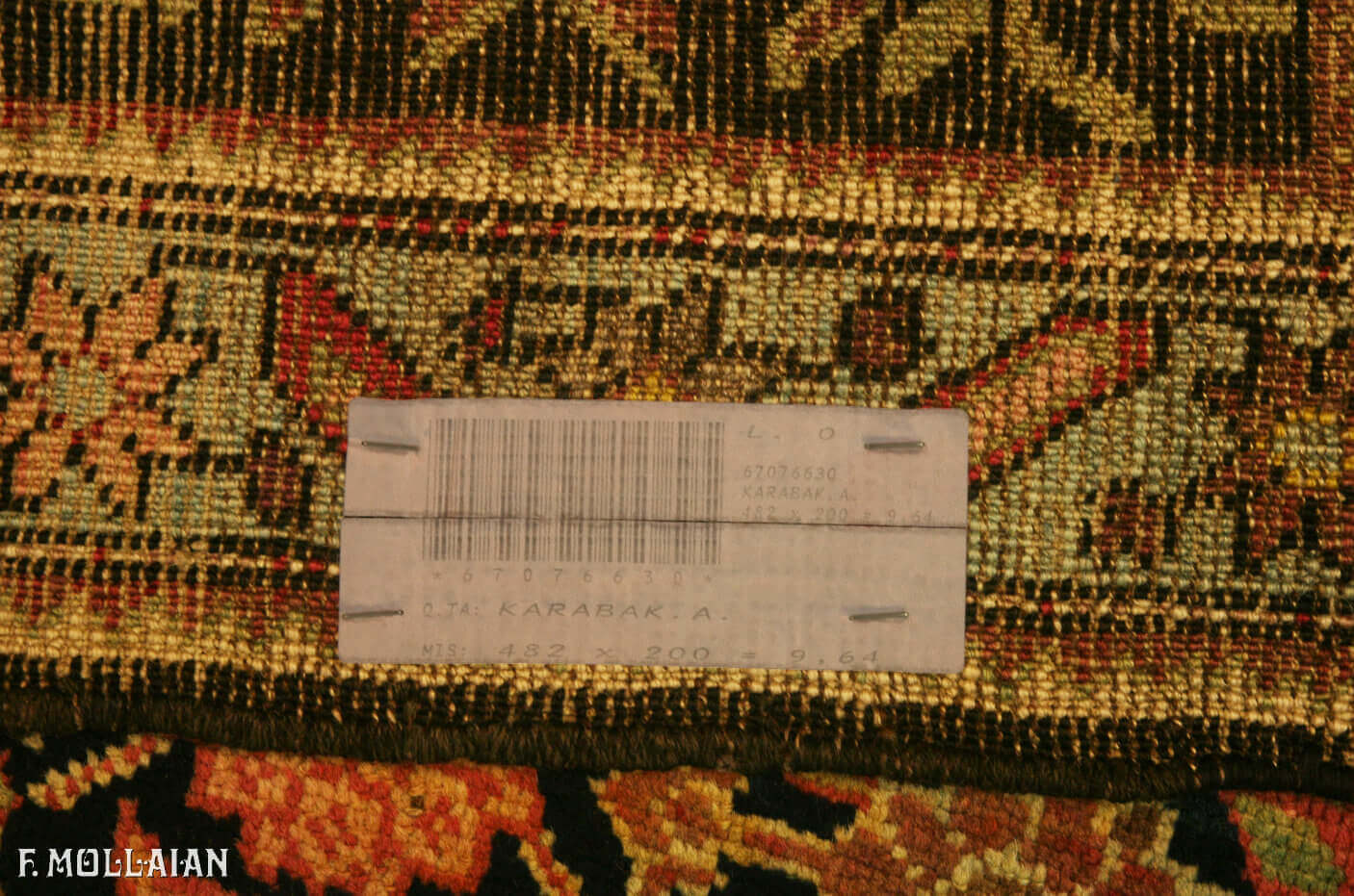 Tapis Caucasien Antique Karabakh (Qarabağ) n°:67076630