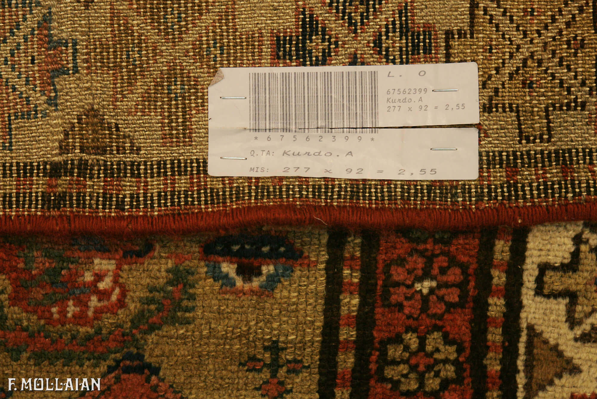 Kurdish Rug Antique Persian Runner n°:67562399