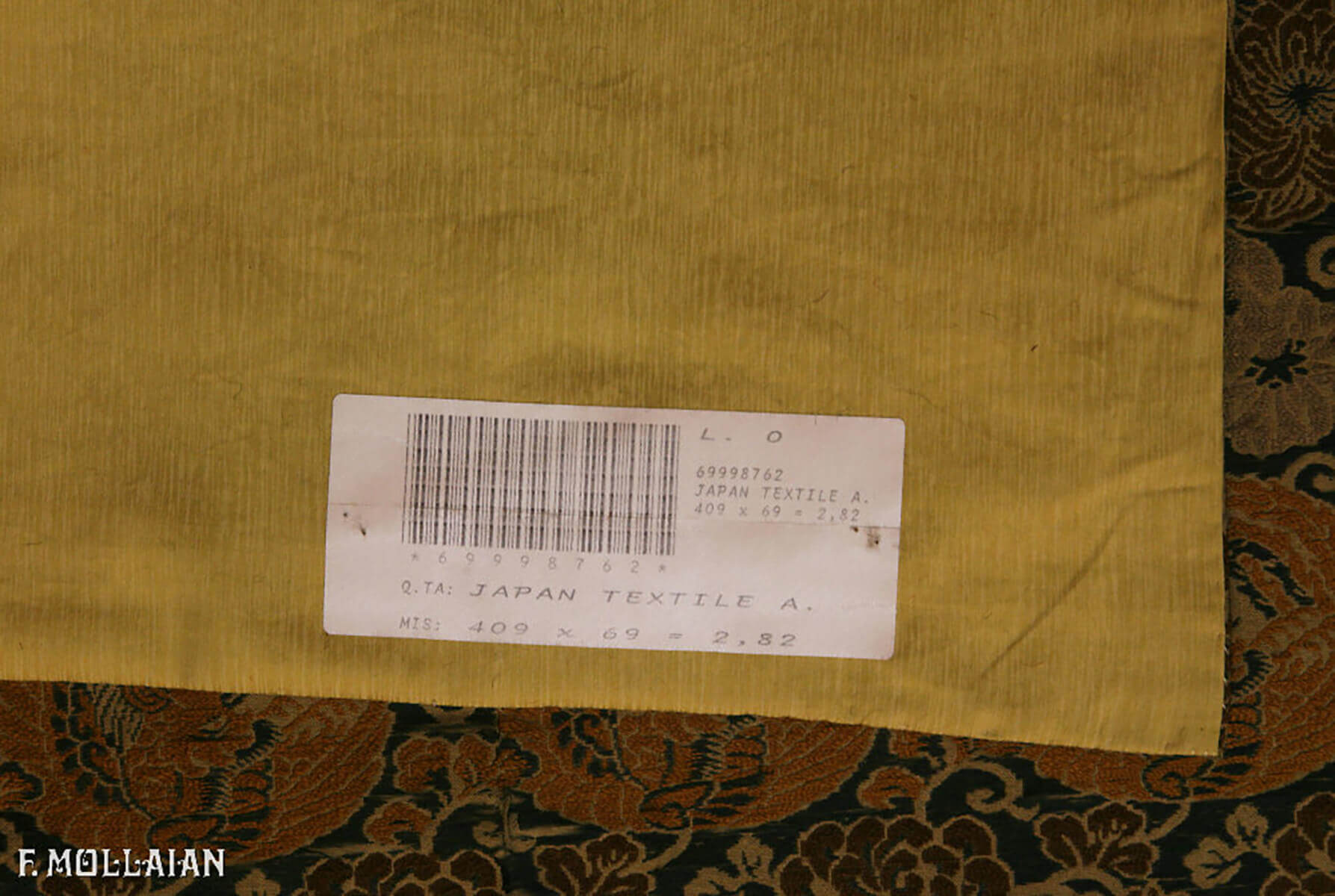 Long Antique Silk Japanese Textile n°:69998762