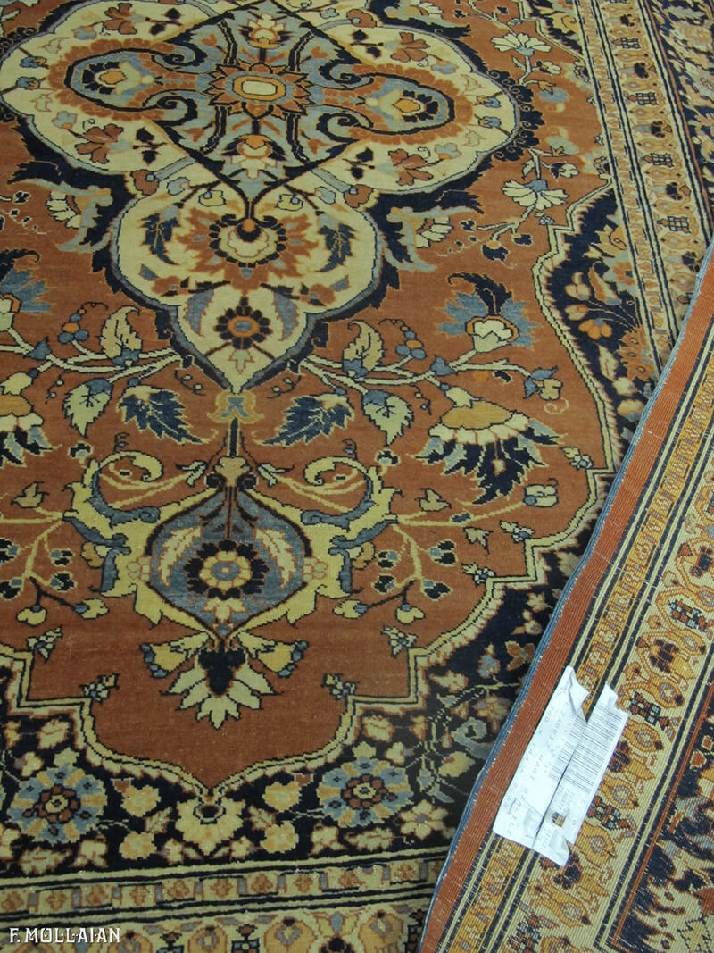Tappeto Persiano Antico Tabriz Hagi Gialili n°:70367067