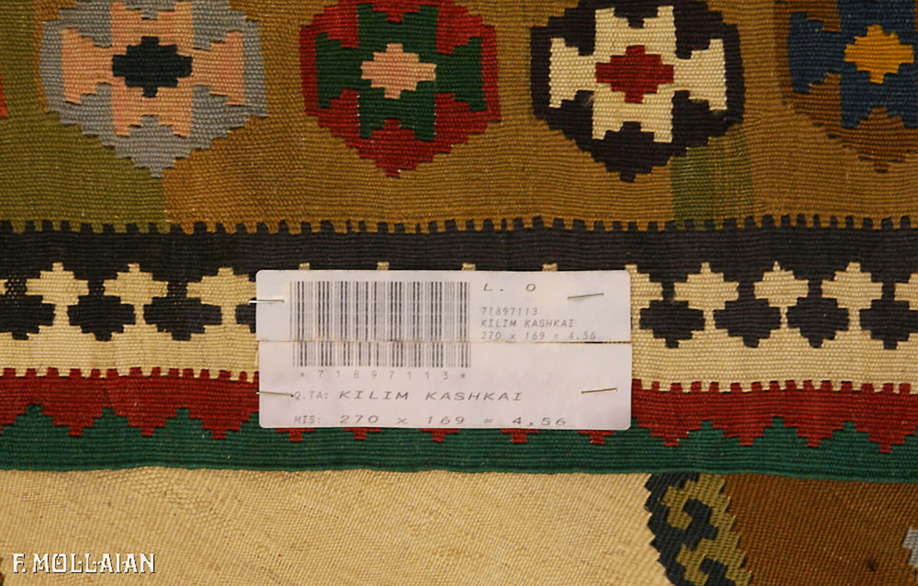 Vieux Persan Kilim Kashkai (Qashqay) n°:71897113
