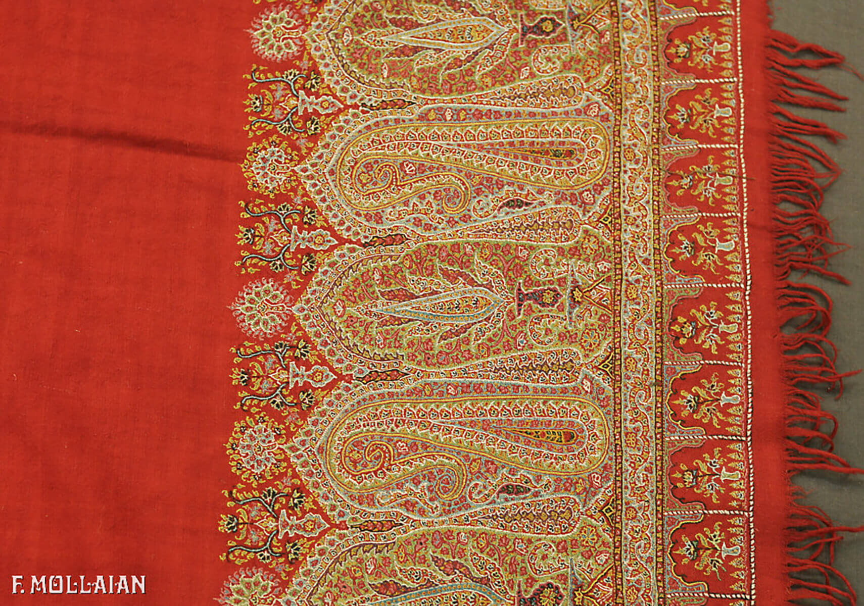 Textile Ancien du Cachemire Indien n°:72248015