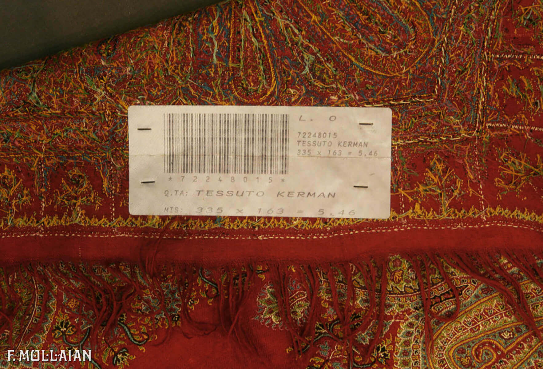 Textile Ancien du Cachemire Indien n°:72248015