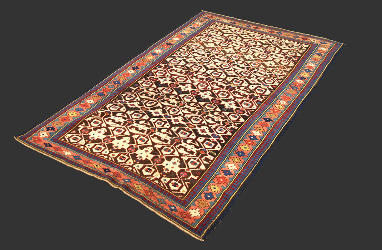 Antique Caucasian All-over Konakend Rug n °:75468597
