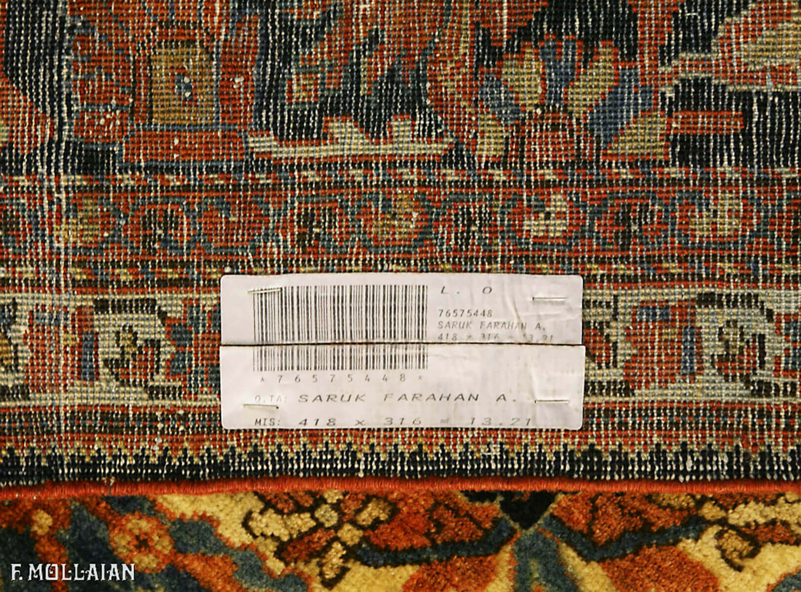 Antique Persian Saruk Farahan Carpet n°:76575448