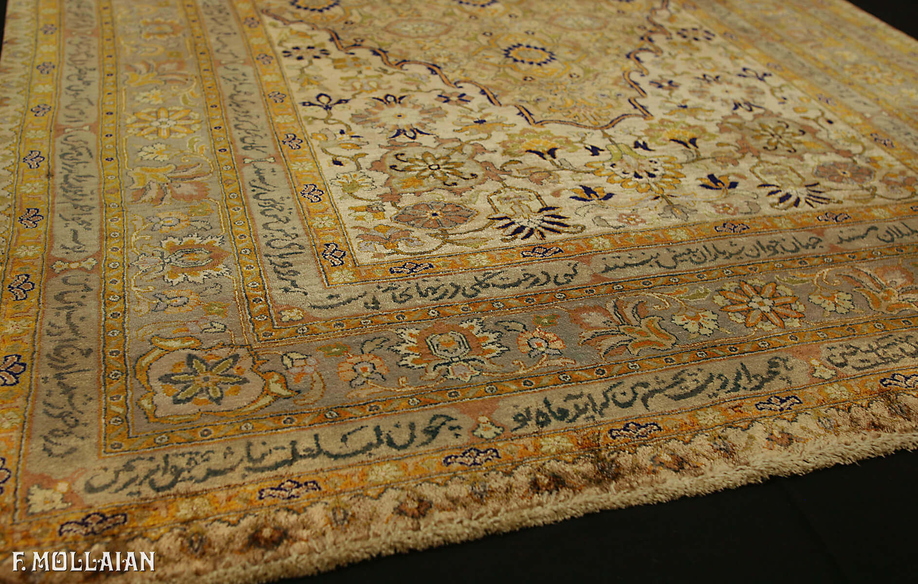 Tappeto Persiano Antico Tabriz Seta n°:76991163