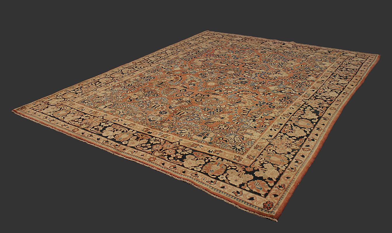 Alfombra Persa Antigua Saruk n°:78139626