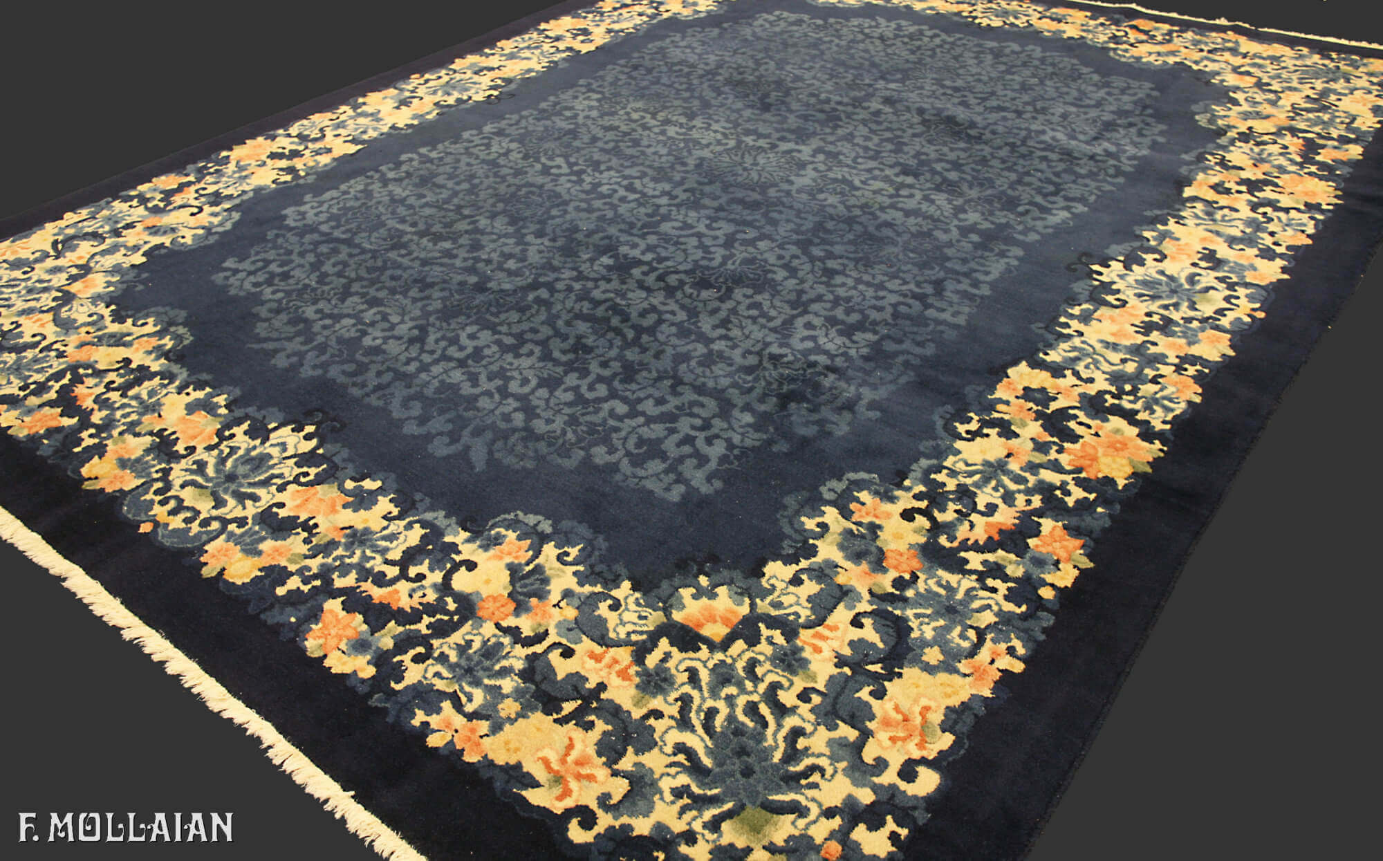 Tapis Chinois Antique Peking Nichols n°:82696989