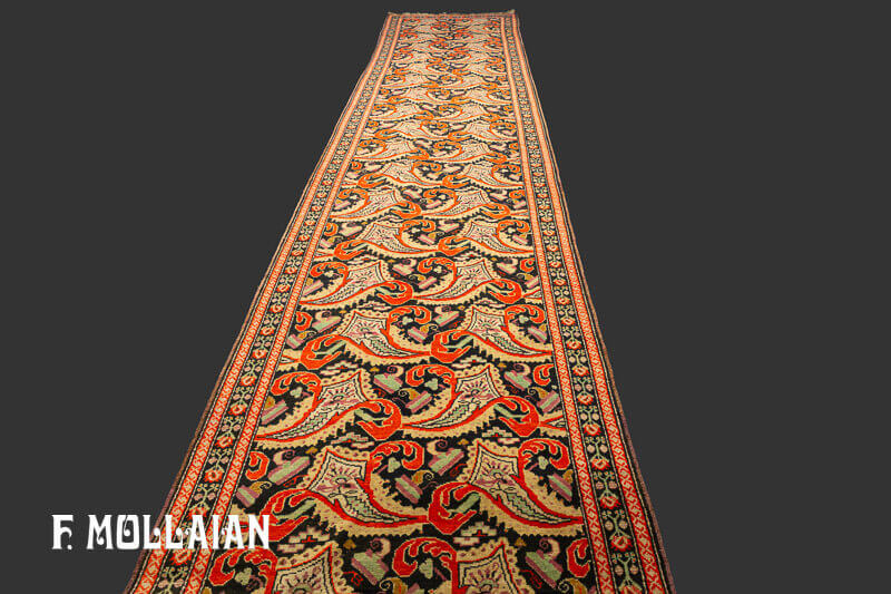 Antique Caucasian Karabakh (Qarabağ) Runner Rug n°:82741524