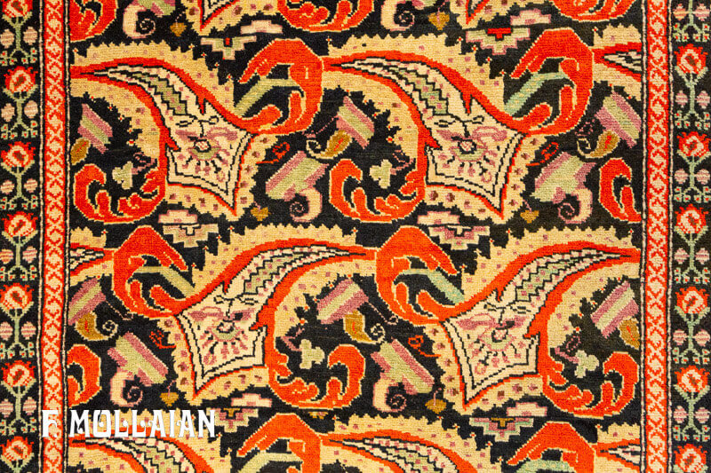 Antique Caucasian Karabakh (Qarabağ) Runner Rug n°:82741524