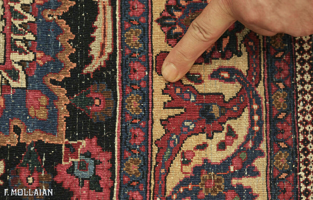 Antique Persian Mashad Carpet n°:82953011