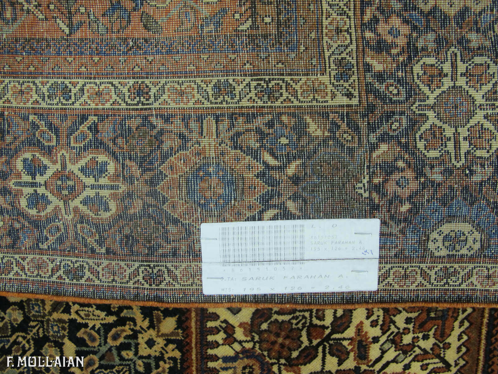 Tappeto Saruk Farahan Antico Medaglione Speciale n°:86151057