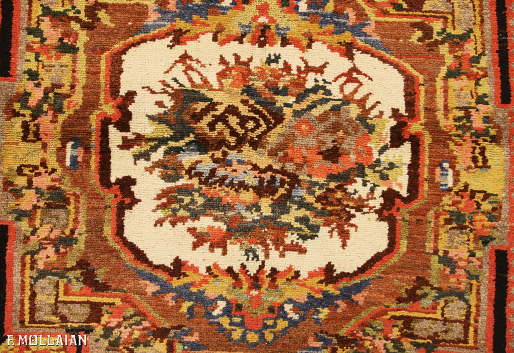 Alfombra Carril Persa Semi-Antigua Bakhtiari n°:87711470